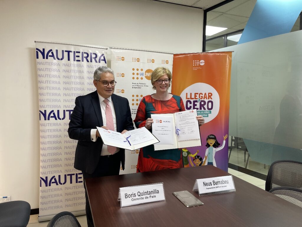 Nauterra y UNFPA refuerzan alianza para prevenir embarazos en niñas y adolescentes en la zona oriental