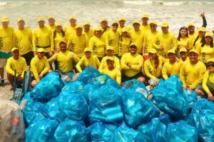 EPA recolectó 264,4 kg de residuos en playas de El Salvador