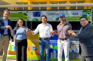 Ternova junto a la Unión Europea y Recicla 503 inauguraron estación de reciclaje