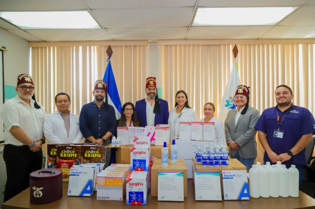 Shriners realizó donativo de insumos médicos al Hospital Bloom