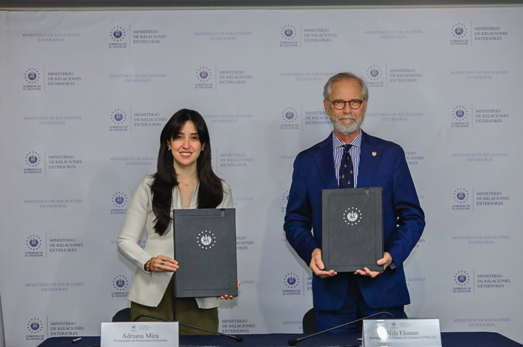 Encuentro entre El Salvador y Cámara de Suecia buscarían fortalecer lazos en economía