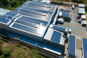 Generación de energía renovable de TOTO reduce huella de carbono