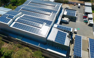 Generación de energía renovable de TOTO reduce huella de carbono