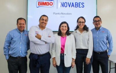 Ministra de Economía visitó las instalaciones del proyecto NOVABES de Grupo Bimbo