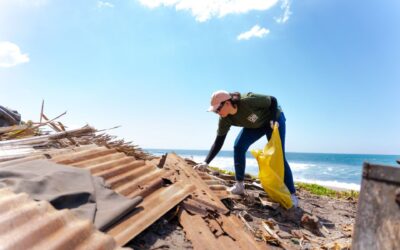 La Constancia realizó una jornada de limpieza en playa San Diego