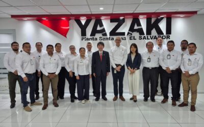 Planta de Arnecom El Salvador recibió la visita del embajador de Japón