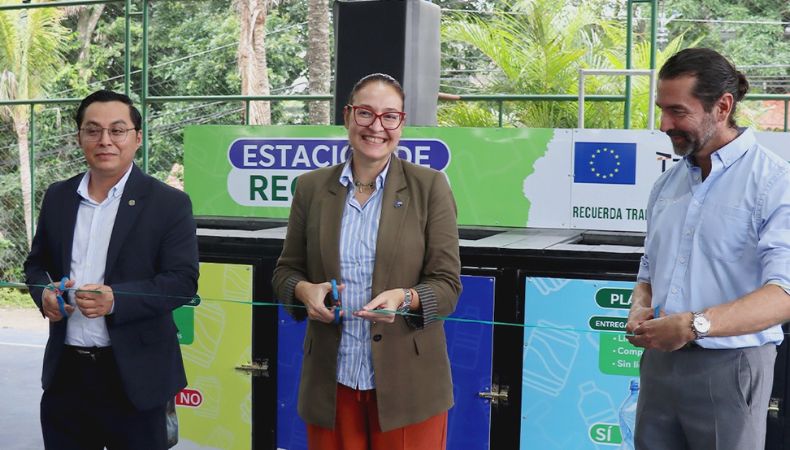 TERNOVA inauguró estación de reciclaje TERNOVA inauguró la estación de reciclaje con el que buscan seguir promoviendo un adecuado fin a diferentes tipos de desechos.